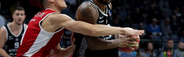 (POLUVREME) ŽESTOK OKRŠAJ U ARENI: Partizan posle preokreta poveo protiv FMP-a!