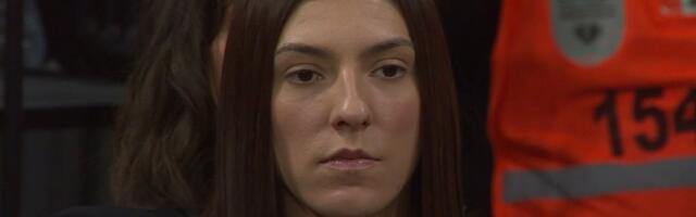 Tijana Boškovic iz prvog reda gleda Zvezdu u Istanbulu