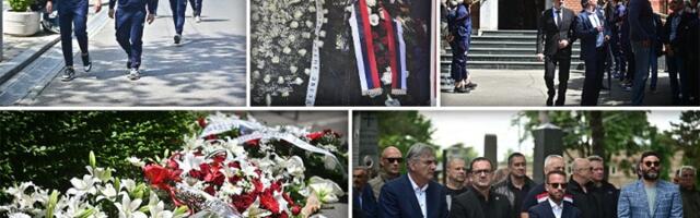Sahranjen Vladimir Cvetković: Čuveni košarkaš i funkcioner Zvezde ispraćen uz "Đurđevdan" (FOTO/VIDEO)