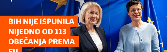 BiH nije ispunila nijedno od 113 obećanja prema EU