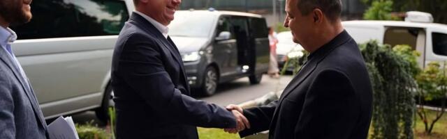 Interior Minister Ivica Dacic organizes dinner in honor of visiting Hungarian counterpart Gabor Posfai