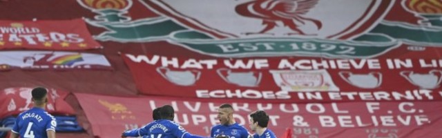 EVERTON SKINUO "KLETVU" DUGU DVE DECENIJE! "Karamele" slavile na Enfildu, Liverpul je na KOLENIMA! /VIDEO/