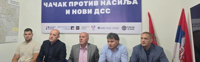 Čačak protiv nasilja i Novi DSS: Očekujemo još bolji rezultat nego na decembarskim izborima