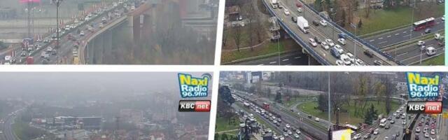 RADNA NEDELJA POČELA, A BEOGRAD STOJI: Totalni haos u saobraćaju, kolone na auto-putu, Gazeli i Pančevačkom mostu