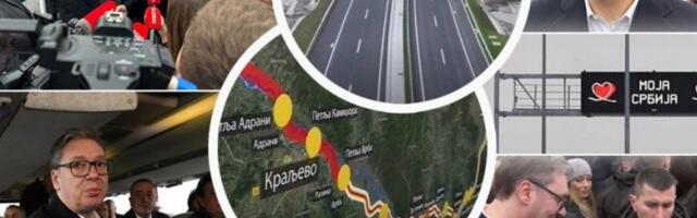PREDSEDNIK VUČIĆ OTVORIO DEONICU MORAVSKOG KORIDORA! Sutra od 8 časova prima prve putnike - BESPLATNA VOŽNJA DO 14. JANUARA!