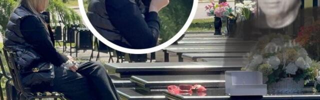 SCENA SUZANE JOVANOVIĆ NA SALETOVOM GROBU RAZARA DUŠU: Poručila je samo jedno na dan njegovog rođendana! (VIDEO)