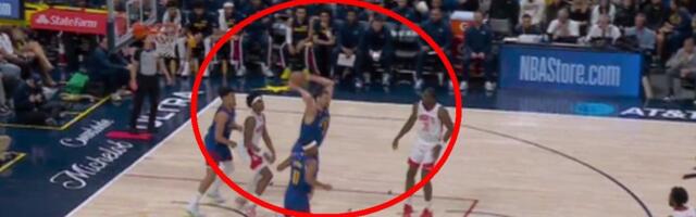 Nikola Jokić izveo novo dodavanje "sa druge planete", šokirani igrači Rokitsa videli asistenciju sezone Srbina