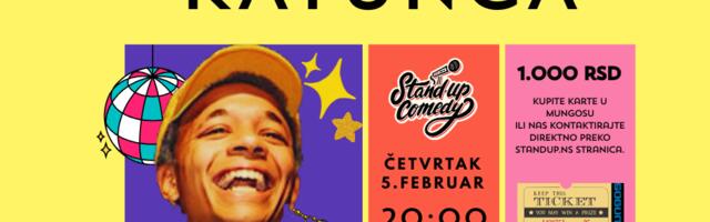 Svetska stand-up zvezda Deo Katunga u Novom Sadu početkom februara