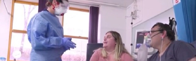 Ni virus više nije prepreka: Par se venčao u Kovid bolnici