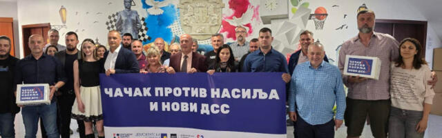 I stranka Novo lice Srbije napustila koaliciju “Čačak protiv nasilja“, nezadovoljni Bisenićevim postavljenjem