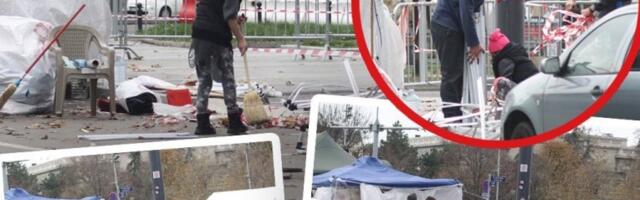 DIJANA HRKA UKLONILA ŠATORE! Propala još jedna blokaderska podvala! (FOTO, VIDEO)