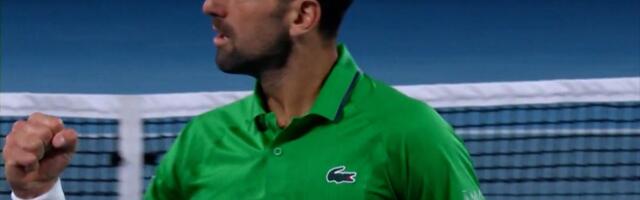 Zver! Novak osvojio neverovatan poen, a njegova reakcija je pokazala koliko mu ovo znači