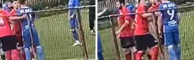 Sudija psovao igrače, redari ih udarali na terenu, oni se lemali: Hrvati se brutalno tukli na fudbalskoj utakmici!