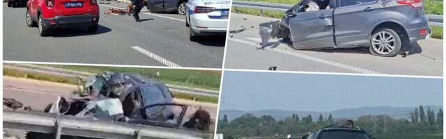 (VIDEO) NOVI SNIMAK S MESTA STRAVIČNE NESREĆE KOD RUME! Ovako izgleda "ford" smrti sa auto-puta: Crni bilans se povećao, a tragediji prethodila JEZIVA poruka!