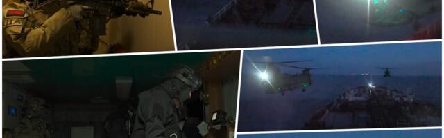 OBJAVLJEN SNIMAK AKCIJE BRITANSKIH KOMANDOSA! Usred Lamanša upadaju na ruski tanker "flote iz senke", operacija trajala 6 SATI, Starmer naredio, Putin PRETI!