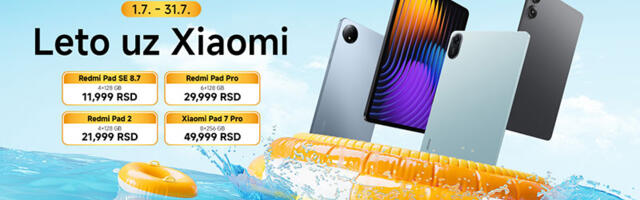 Uhvati talas letnjih sniženja – Xiaomi donosi najbolje telefone i tablete po sjajnim cenama