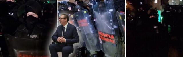 VUČIĆ KAO MIROTVORAC: Policija je reagovala minimalnom silom, ne onako kako bih ja voleo