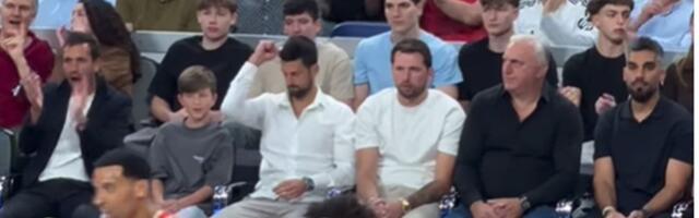 Pogledajte kako Novak Đoković i Luka Dončić reaguju na koševe Reala i Zvezde: Samo jedan se raduje