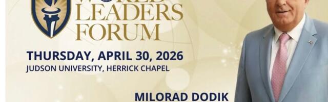 Milorad Dodik gost Foruma svetskih lidera na Univerzitetu Džadson u Ilinoisu