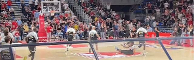 Sterling Braun pao pred utakmicu sa Zvezdom