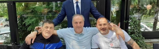 Foto ubod: Terzićev rođendan i trojica Zvezdinih trenera na okupu