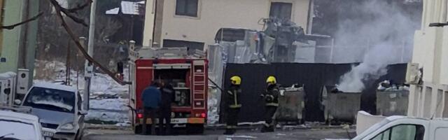 JKP Šumadija: Zapaljen kontejner u Cajgetovoj ulici