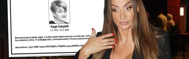 SAHRANA MAJKE GOGE SEKULIĆ: Pevačica u crnini stigla na groblje, a bivši muž se ne odvaja od nje