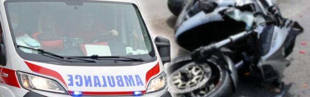 POGINUO MOTOCIKLISTA! Sudario se s automobilom, nije mu bilo spasa!