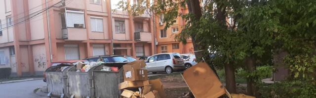 Kontejneri na ulici i WC šolja gde joj mesto nije - niz komunalnih problema kod Starog groblja u Nišu