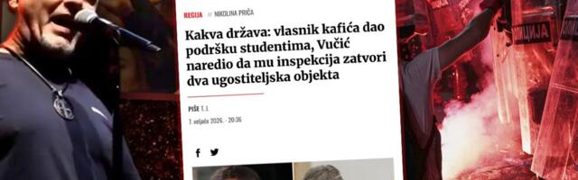 JASNA SPREGA HRVATA I BLOKADERA, VUČIĆ IM UVEK ZA SVE KRIV! Svakog dana slave klanje Srba, sada brinu zbog kafića u Velikoj Plani