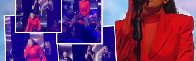 PRIJA SE SRUŠILA NA BINI U NEMAČKOJ! Prijovićka se saplela i pala na kolena usred pesme - Dvorana zanemela, a onda šok (VIDEO)