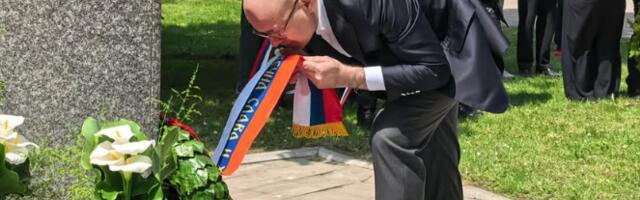 Вучевић положио венац Тибору Церни у Дебељачи