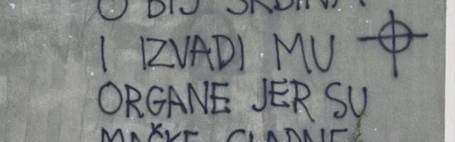 Jezivi grafiti u Hrvatskoj: Dok se ne raskrsti sa ustaštvom, gledaćemo ovakve poruke mržnje!