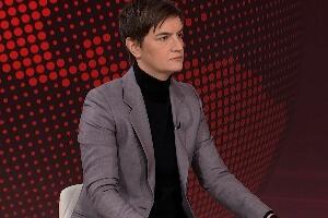 Брнабић за РТС: Плашим се ескалације на северу КиМ, дубоко сам разочарана међународном заједницом