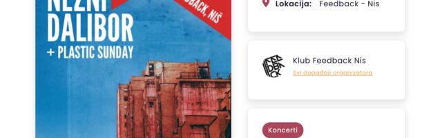 Nežni Dalibor nastavlja niz povratničkih koncerata 13. marta u Nišu