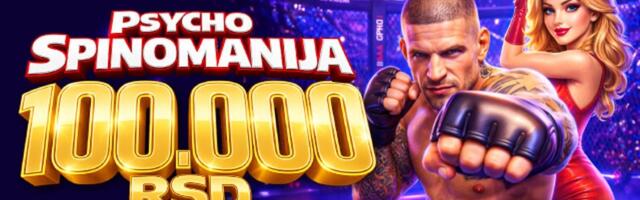 Ekskluzivno u Meridianu: Vaso Psycho slot vodi do 100.000 dinara!