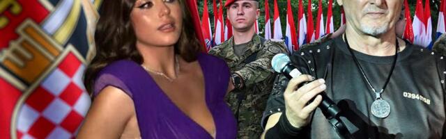 I ĆERKA USTAŠKOG PEVAČA TOMPSONA ZA DOM SPREMNA: Dobrovoljno se prijavila za služenje vojnog roka, a u "Lori" pre mesec dana imala premijeru (FOTO)