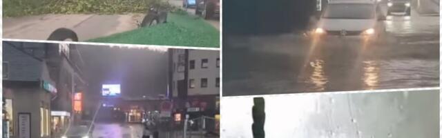 SNIMCI I SLIKE KOJI POKAZUJU SVU SNAGU NEVREMENA U SRBIJI Drveće padalo na kuće i puteve, u ovom mestu aktivirana i PROTIVGRADNA ODBRANA, grad zatrpava dvorišta