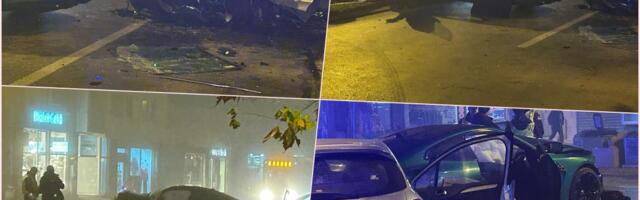 "VOZAČ BMW ODJEDNOM DODAO GAS, AUTO GA ZANEO I UDARIO U TAKSI" Očevici opisali detalje nesreće u Novom Sadu: 5 povređenih, automobili zgužvani kao limenke