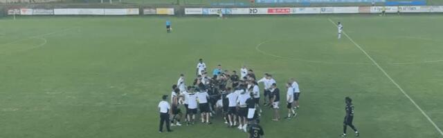 Haos na terenu – opšta tuča fudbalera Partizana i Nefčija (VIDEO)