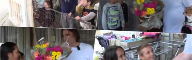 SREĆA JE U OSMESIMA DECE, A NE U NOVCU! Željko Mitrović humanim gestom dirnuo porodicu Asanović – desetoro mališana dobilo nove razloge za radost (VIDEO)