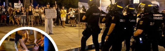 HAOS U RAJU ZA TURISTE! Policija pucala GUMENIM MECIMA na demonstrante, ima TEŠKO povređenih! (FOTO, VIDEO)