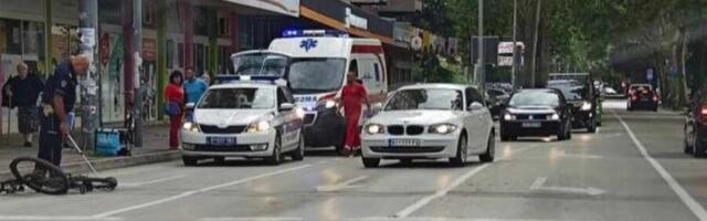 Dostavljača hrane na biciklu, vozač automobila oborio pa pobegao