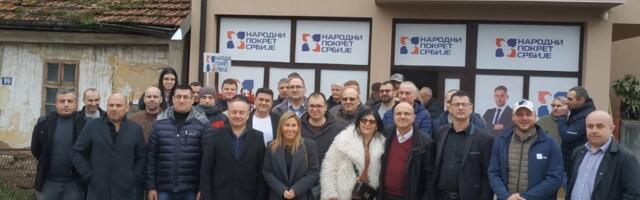 Visoki funkcioneri NPS-a na otvaranju kancelarije u Vranjskoj Banji FOTO