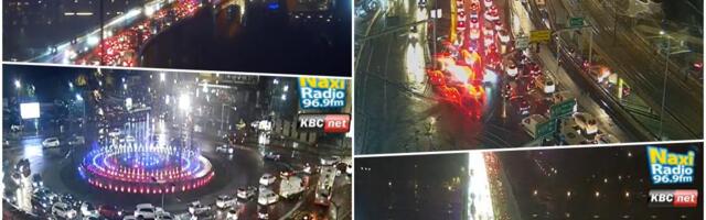 (FOTO) KOLONAMA SE NE VIDI KRAJ, ZAKRČENJA NA SVE STRANE Petak i kiša uzimaju danak! Pogledajte gde je saobraćaj najgušći i naoružajte se strpljenjem