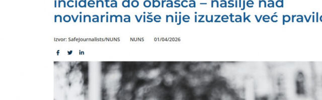 Заједничко саопштење НУНС-а и региона: Између заштите новинара и политичке поруке