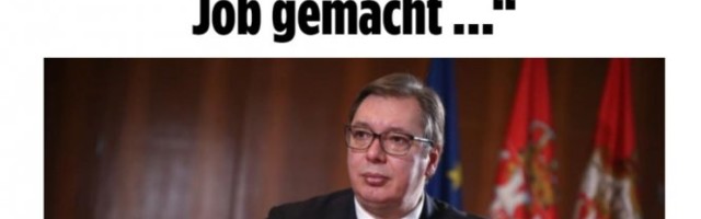 "SAMO SMO RADILI SVOJ POSAO"! Nemački "Bild" fasciniran predsednikom Vučićem, HEROJEM VAKCINACIJE!