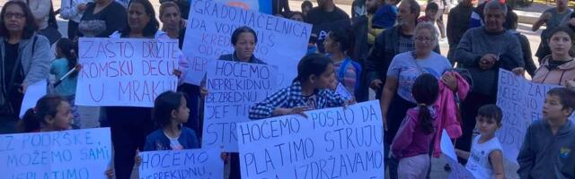 Protest stanovnika naselja “12. februar” zbog isključenja struje koje traje već 5 meseci