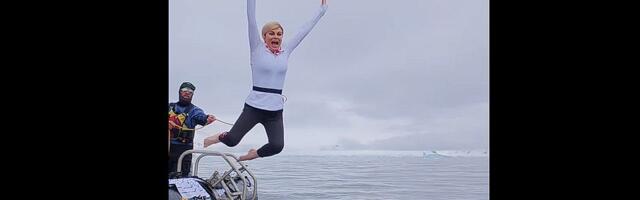 VIDEO: Kolinda Grabar Kitarović skočila u ledeni okean