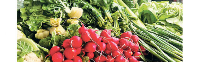 Пролеће полако пуни тезге